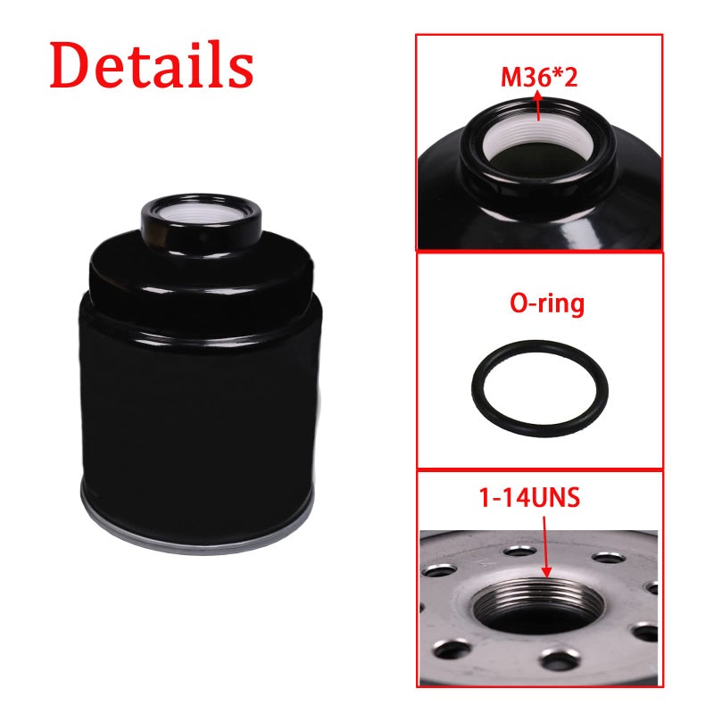 CARMOCAR Fuel Filter Water Separator Set replacement for 2013-2018 Dodge Ram 6.7L Cummins 2500 3500 4500 5500 Turbo Diesel Engines Replaces 68197867AA 68157291AA - Image 4
